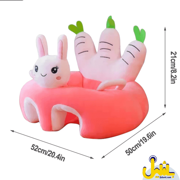 plush animal sofa chair pink - Image 2