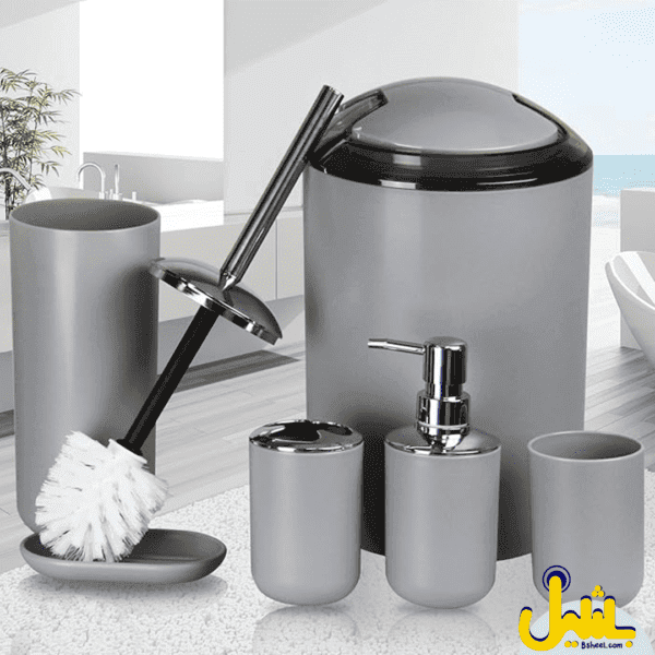 bathroom accessories Gray