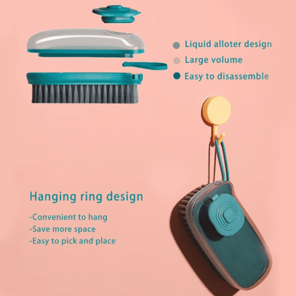 Scrub Brush with Soap Dispenser - Image 2