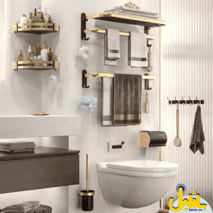 storage rack gold