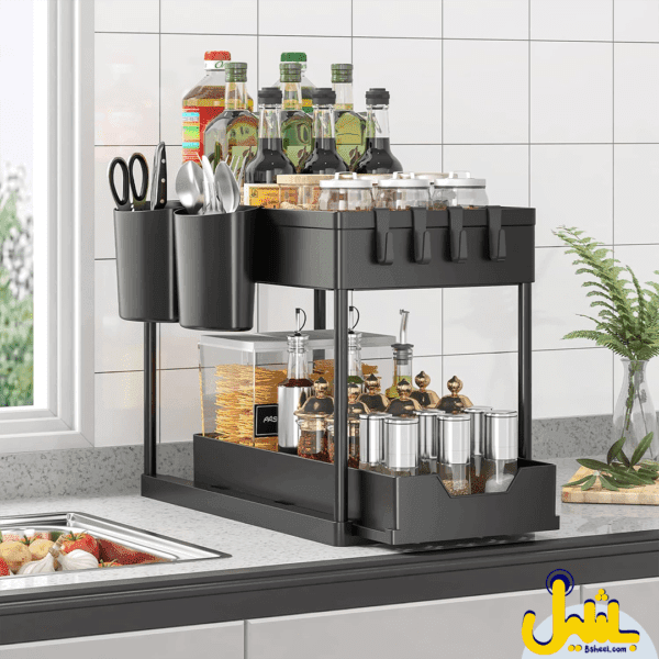 2-layer under sink storage rack - Image 3