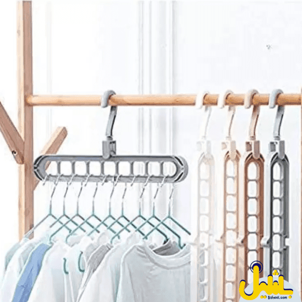 9-Hole Clothes Hanger Organizer