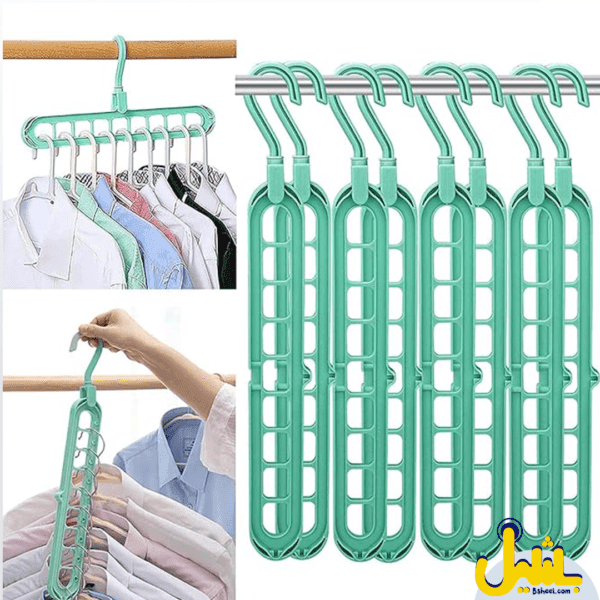 9-Hole Clothes Hanger Organizer - Image 3