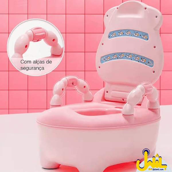 Training Toilet with Removable Bowl Pink - Image 4