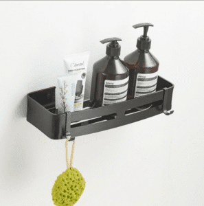 Bathroom Shelves rectangular Black
