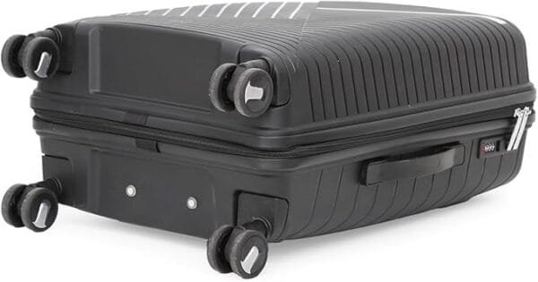 Suitcase Hard Luggage with TSA Lock Spinner Caster Soft PP Handle for Travel Black - Image 6