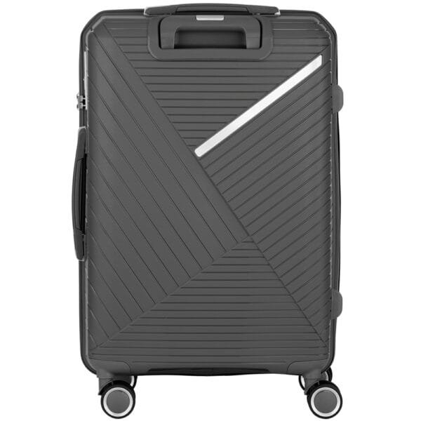 Suitcase Hard Luggage with TSA Lock Spinner Caster Soft PP Handle for Travel Black - Image 7
