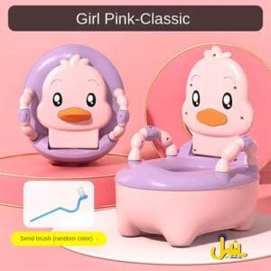 Training Toilet with Removable Bowl Pink