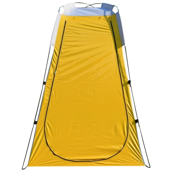 pop up Camping  Change Room Upgrade Privacy Toilet Bath Shower Tent Yellow - Image 3