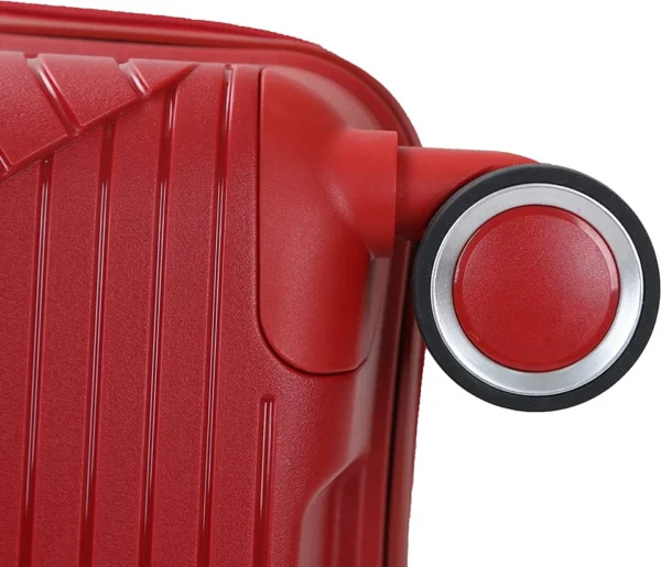 Suitcase Hard Luggage with TSA Lock Spinner Caster Soft PP Handle for Travel RED - Image 9