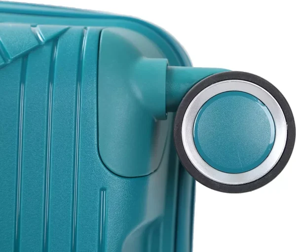 Suitcase Hard Luggage with TSA Lock Spinner Caster Soft PP Handle for Travel Green - Image 2