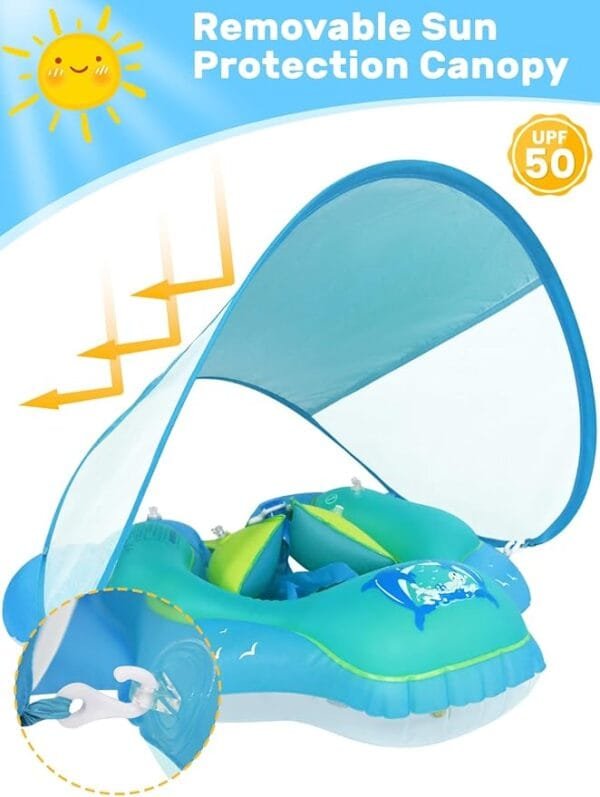 Baby Swimming Float with Squirt Gun - Image 5