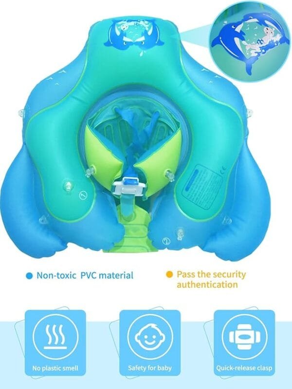 Baby Swimming Float with Squirt Gun - Image 2