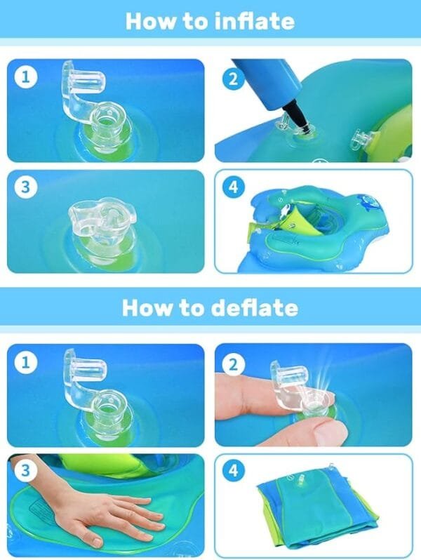 Baby Swimming Float with Squirt Gun - Image 4